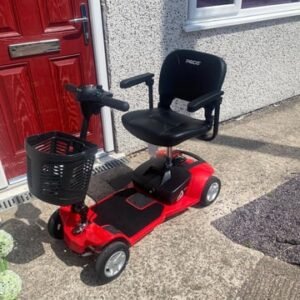 pride apex alumalite is a lightweight, foldable mobility scooter