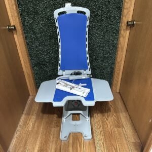 Drive Medical 477150312 Whisper Bath Lift Chair, Blue.